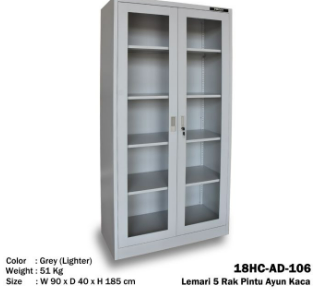 Lemari Kerja Besi (Ruang Staf)